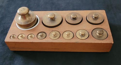 Apotheker gewichte in - 12,