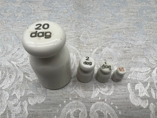 Antike porzellan gewichte - antike,