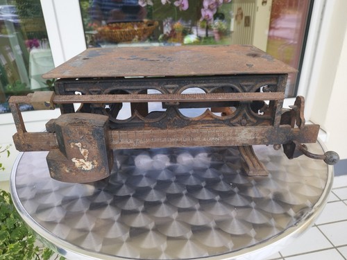 Alte antike gusseiserne waage - alte,