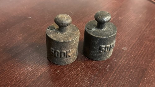 Antike gewichte eisen 500 - gewichte,
