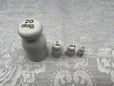 ANTIKE PORZELLAN GEWICHTE