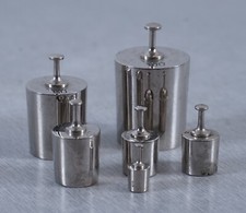 6 x Edelstahl Gewichte für