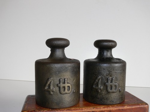 Alte gewichte gusseisen - alte, 2
