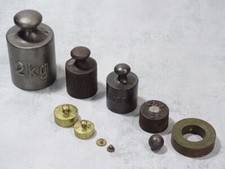 Alte Gewichte Gewichtsatz mit